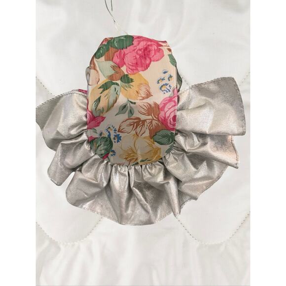 Vintage Harlequin Porcelain Doll Head w/Fabric Collar & Headp - Picture 2 of 7